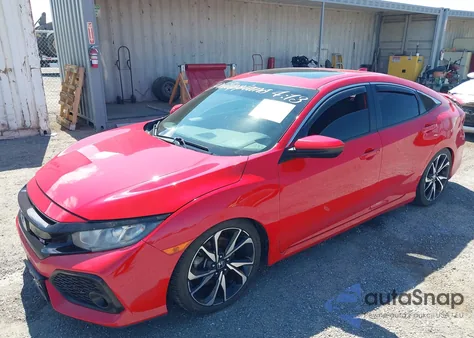 2018 Honda Civic Si из США, поврежденный, VIN 2HGFC1E56JH708344